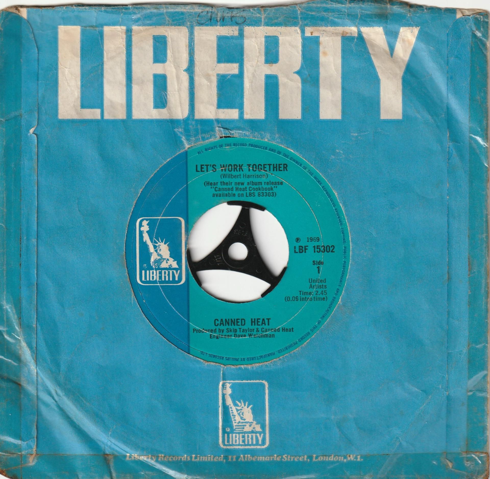 7" Single by Canned Heat